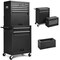 3 in 1 Design 6-Drawer Tool Heightening Chest Cabinet with 360° Swivel Casters